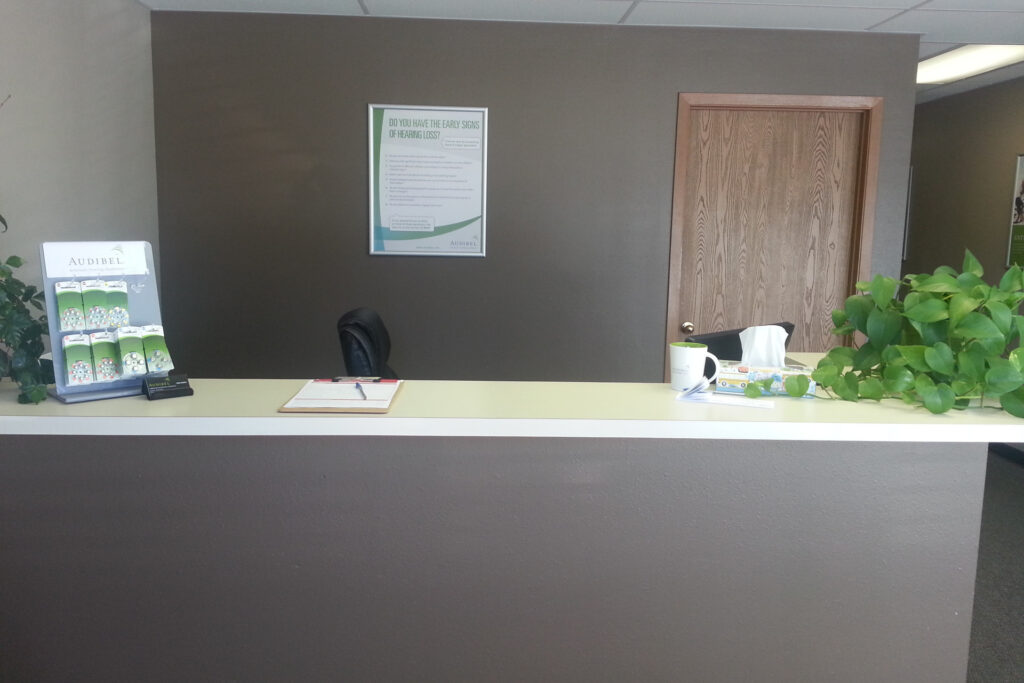 front desk at Audibel Hearing Aid Center of Rapid City